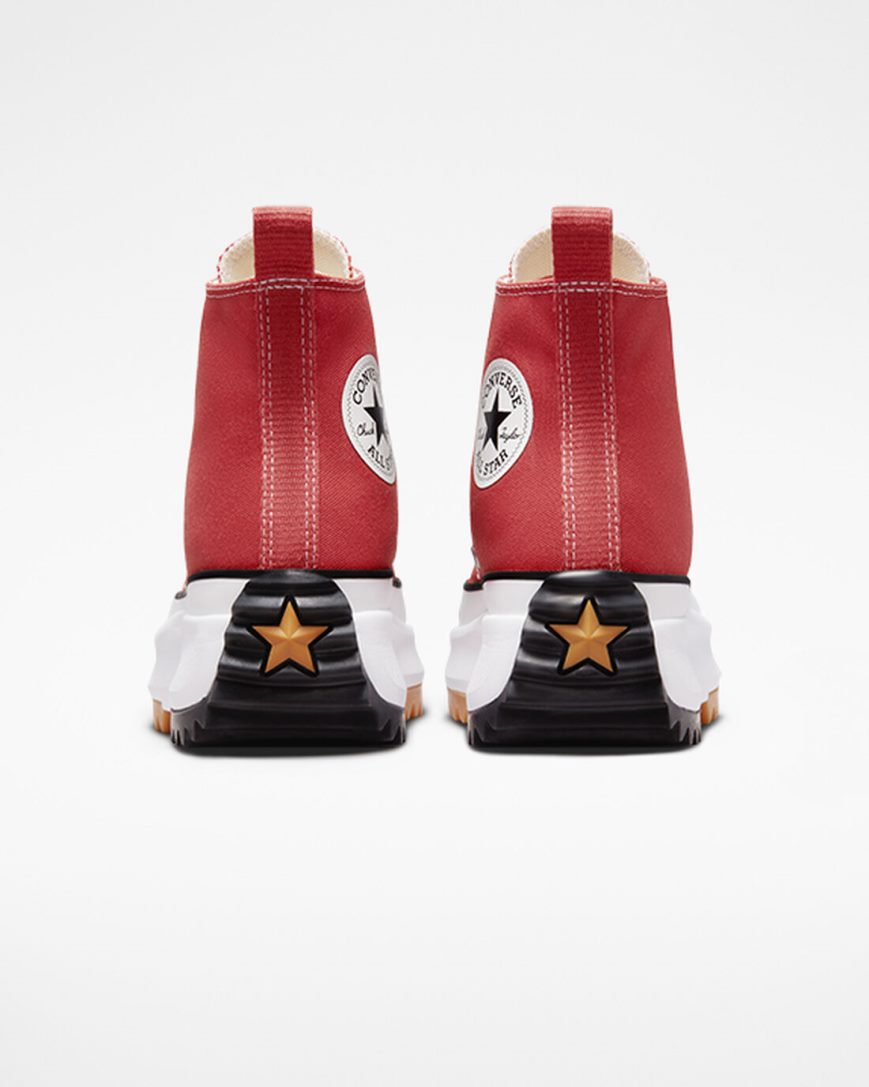 Women's Converse Run Star Hike High Top Platform Shoes Red / White / Black | AU 46983D